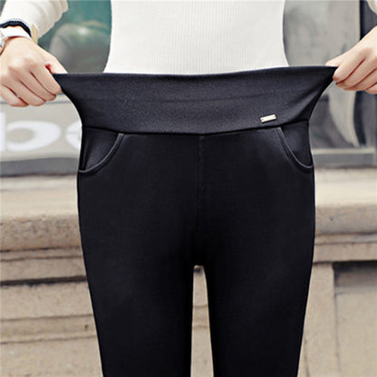 Ladies black pencil pants