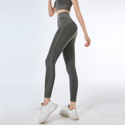 Sports running peach leggings