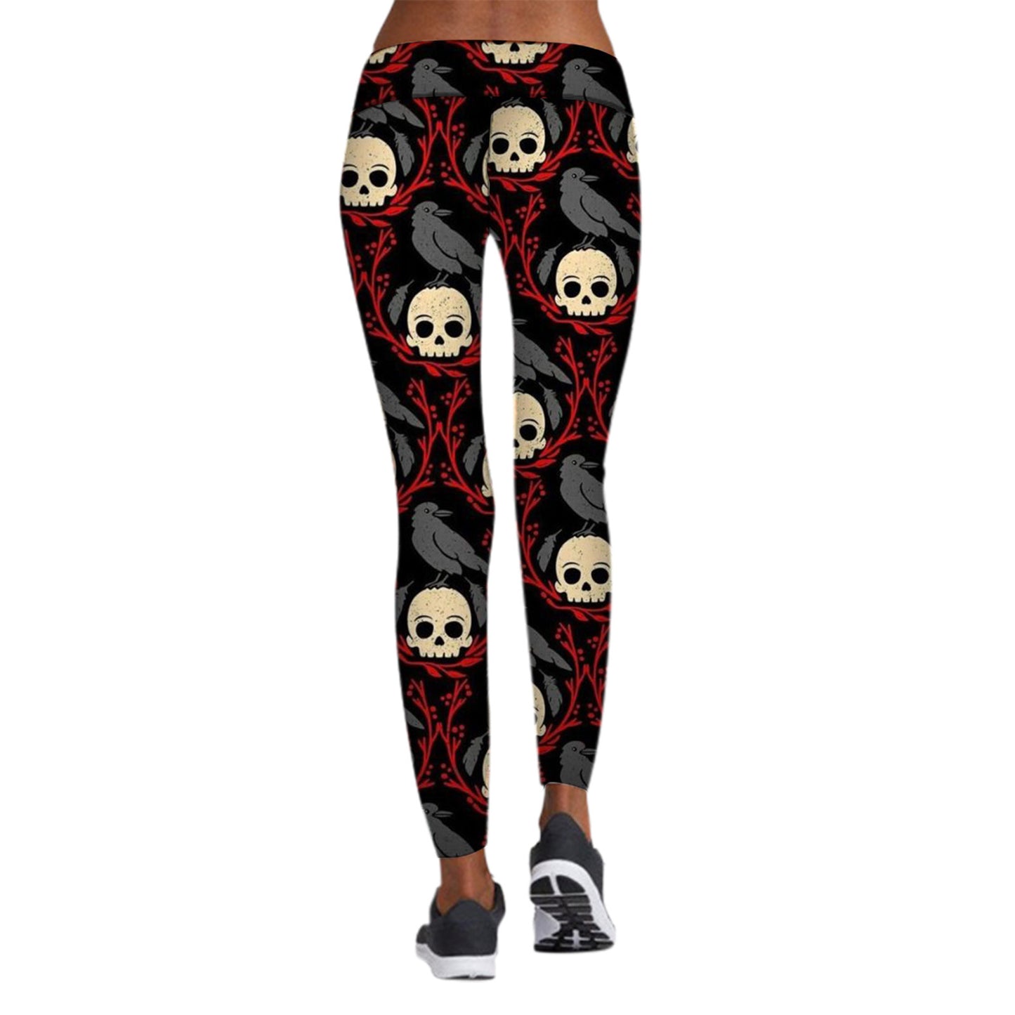 Printed Leggings Halloween Sports Yoga Pants High Stretch Pencil Pants