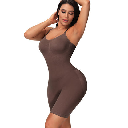 Women's Seamless Body Shaping Bodysuit Thin Elastic Body Shaping