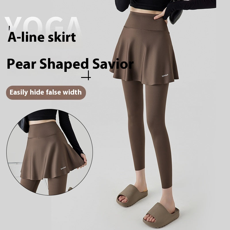 Yoga Culottes For Women High Waist Hip Lift Outer Wear