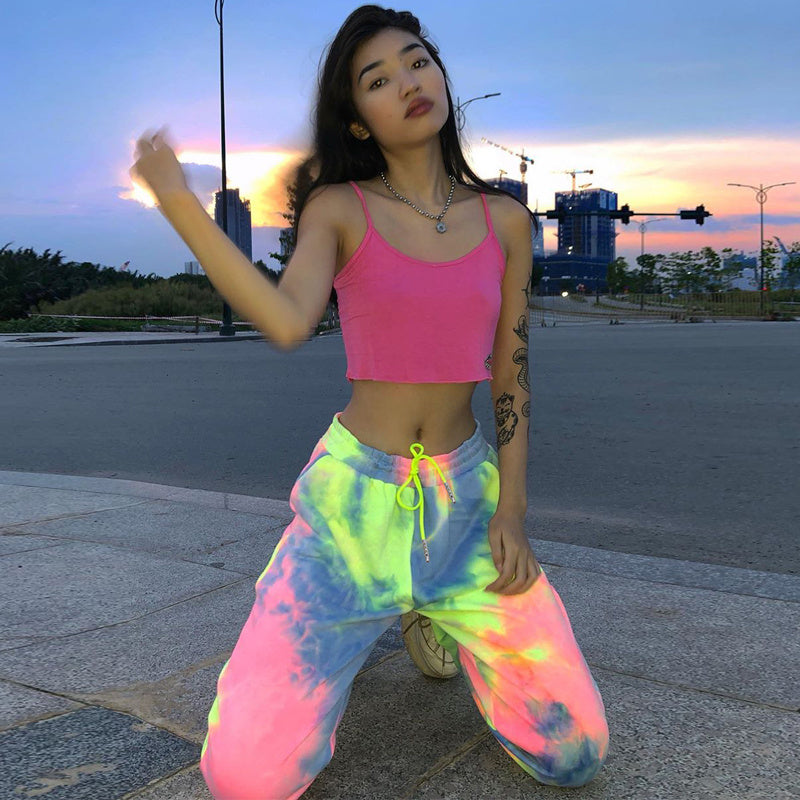 Tie-Dye Fashion Casual Pants