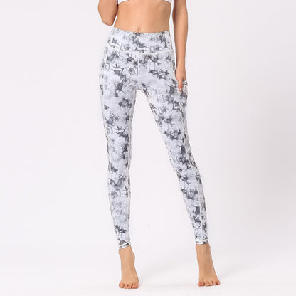 Printed pocket leggings