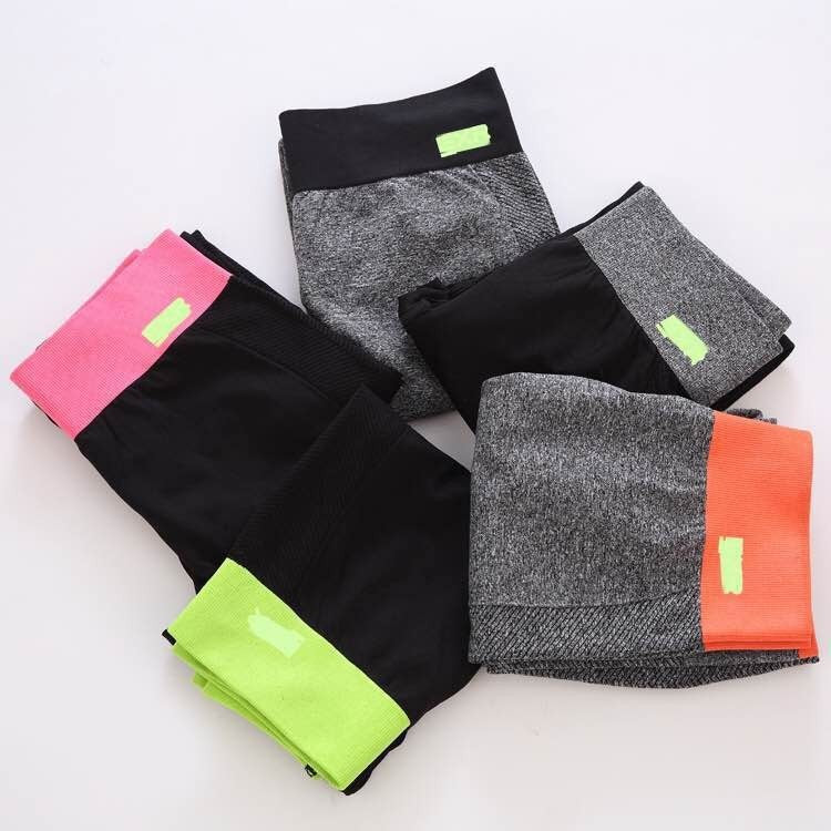 High waist fitness pants cropped yoga pants