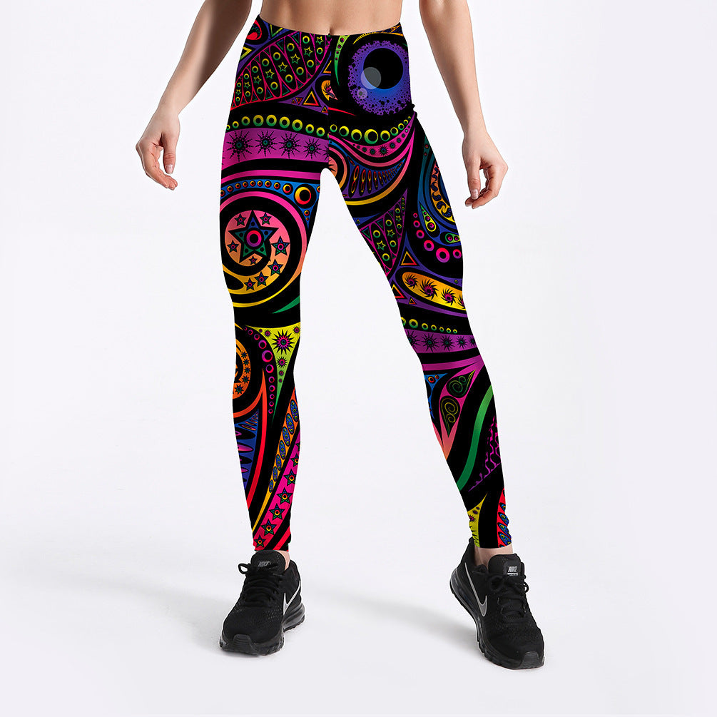 Printed leggings for women