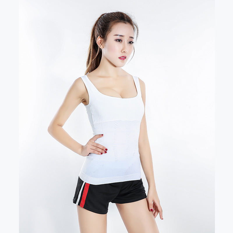 Seamless body shaping vest