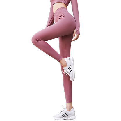 High Elastic Bottom Warm Butt Lift Yoga Pants For Running