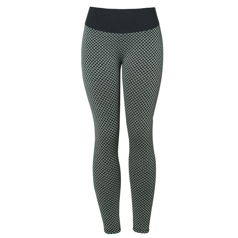 Plaid Leggings Fitness Yoga Pants Women's Seamless