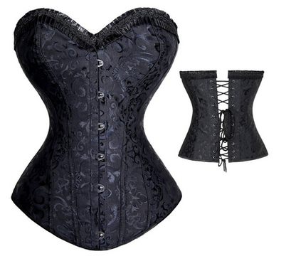 Punk PU corset leather halter corset