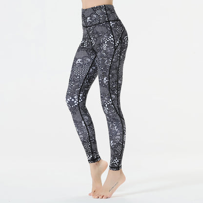 Printed yoga pants