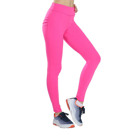 Autumn and winter new women's sports running trousers high waist