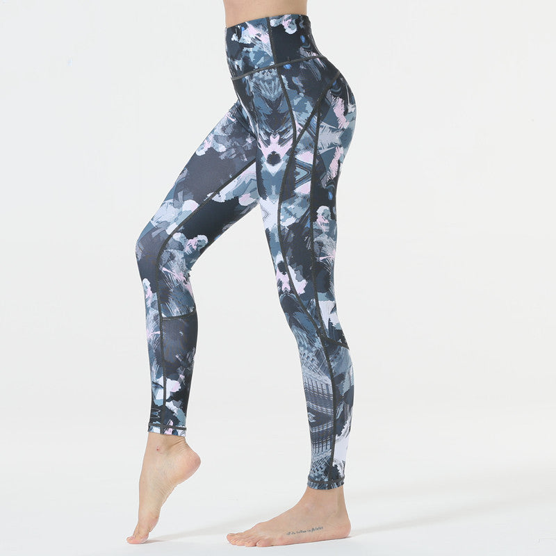 Printed yoga pants