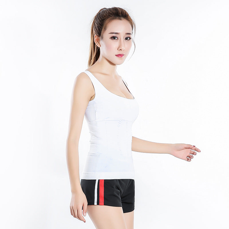 Seamless body shaping vest