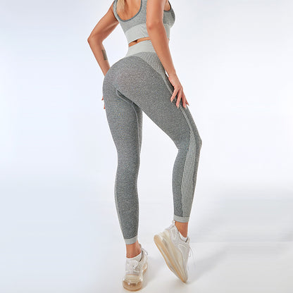 Sports running peach leggings