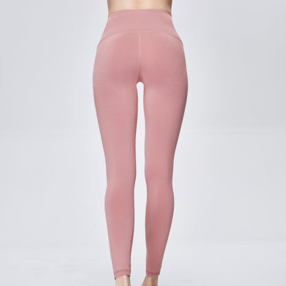 Solid color fitness pants