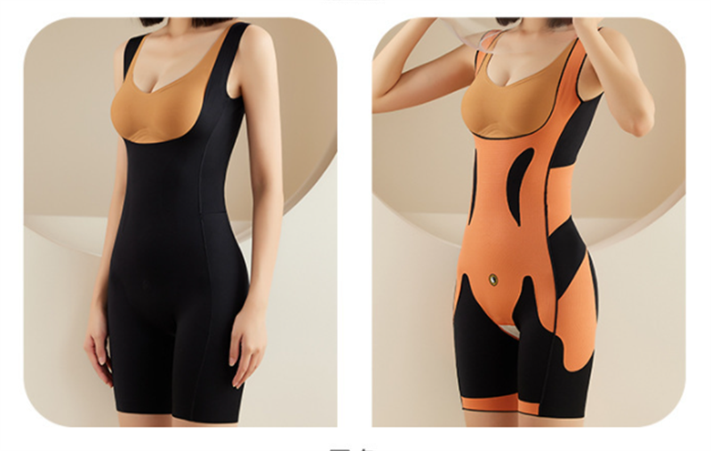 5D Suspension One Piece Body Shaper No Trace Rear Detachable