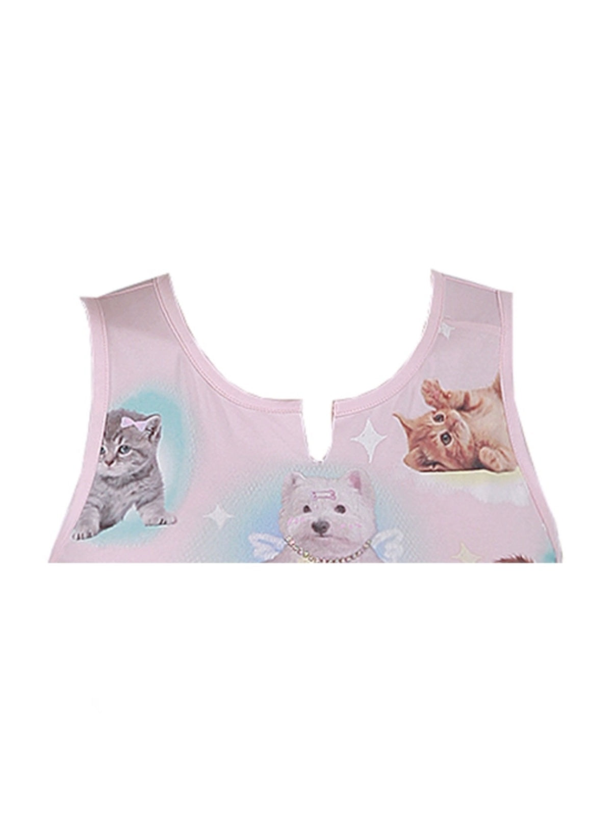 Women's Fashion Tops Dog Printed Camisole