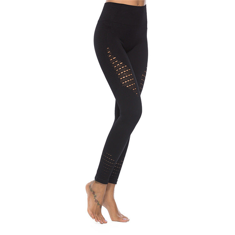 Spring New Elastic High Waist Seamless Leggings Yoga Pants Women