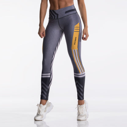 Women's Leggings Digital Print Pants Trousers Stretch Pants