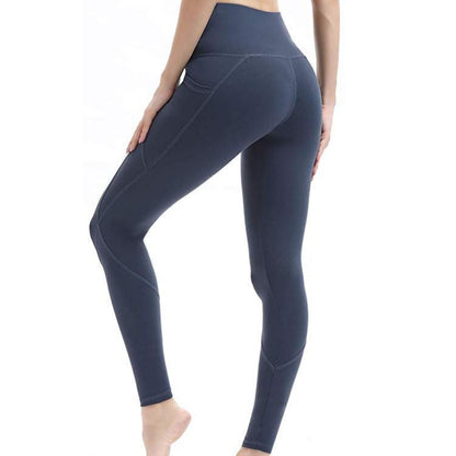 Solid color tights running fitness sports leggings