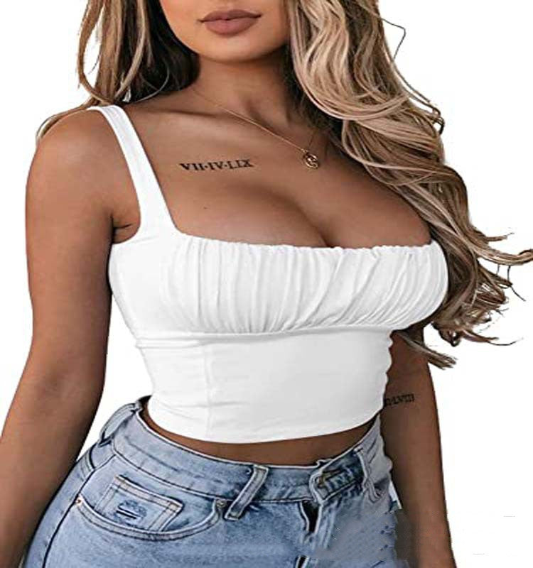 Women's Sexy Backless Camisole Top High Waist Tight-fitting Camisole