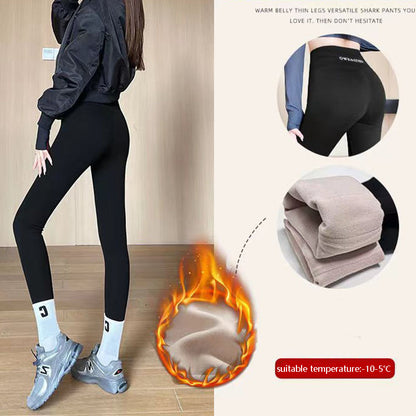 Fleece Thickened Leggings Winter -20 To 5 Shark Pants