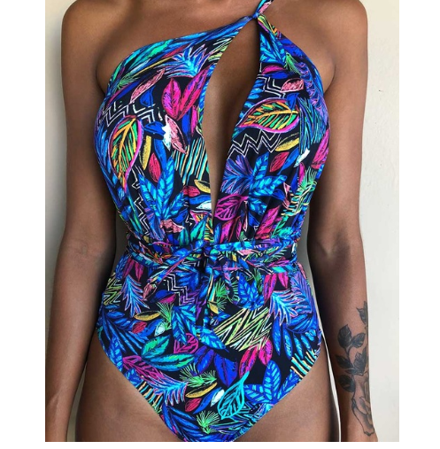 One Piece Swimsuit Female Backless Bodysuit