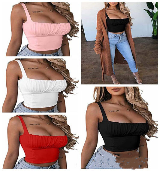 Women's Sexy Backless Camisole Top High Waist Tight-fitting Camisole