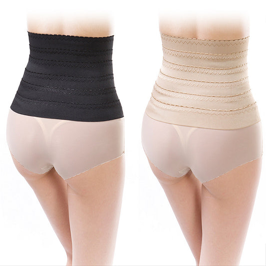 Three-breasted corset waist belt