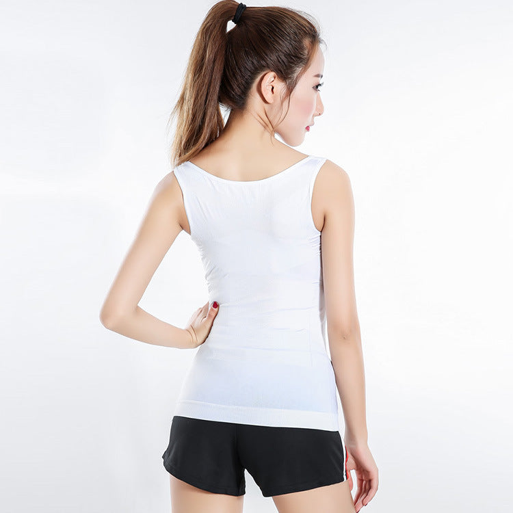 Seamless body shaping vest