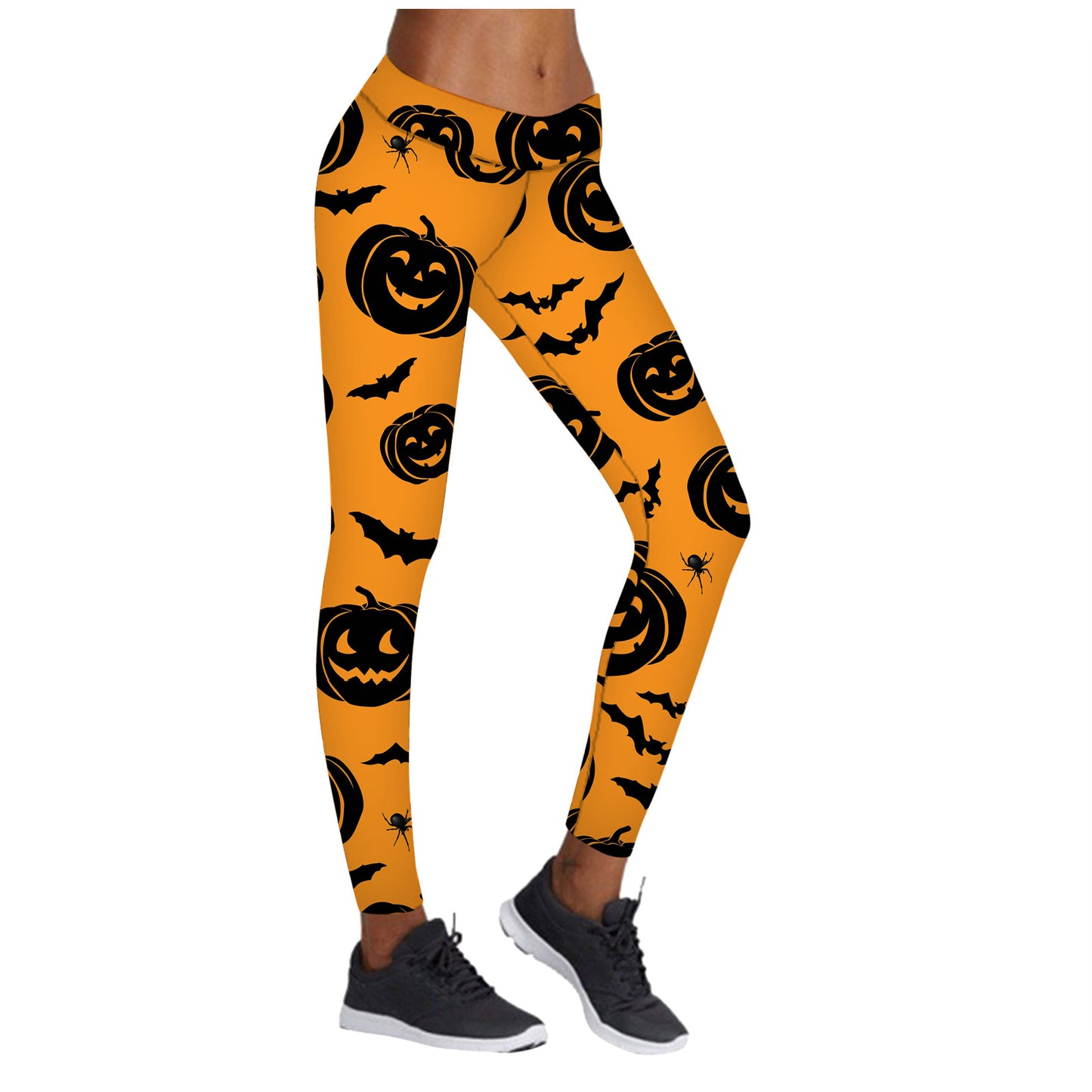 Printed Leggings Halloween Sports Yoga Pants High Stretch Pencil Pants