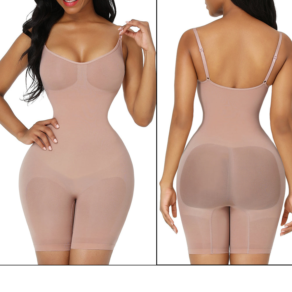 Women's Seamless Body Shaping Bodysuit Thin Elastic Body Shaping