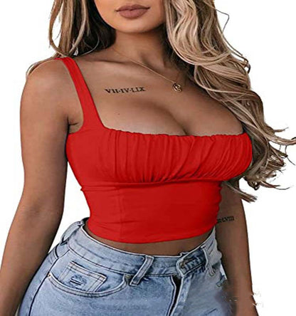 Women's Sexy Backless Camisole Top High Waist Tight-fitting Camisole