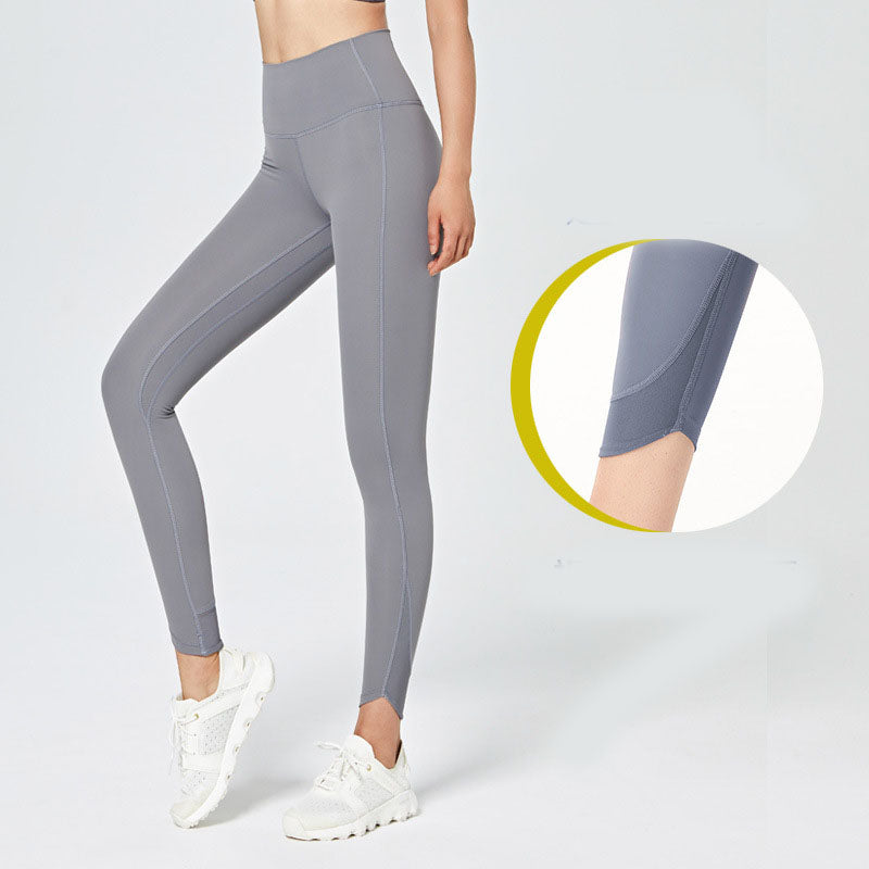 Ladies High-waisted Peach Hips Breathable And Quick-drying Leggings