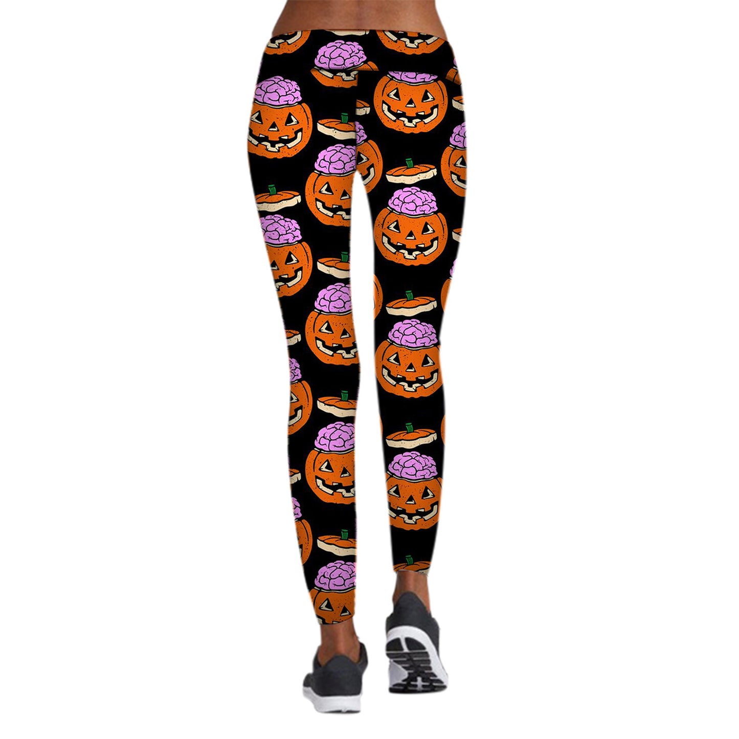 Printed Leggings Halloween Sports Yoga Pants High Stretch Pencil Pants