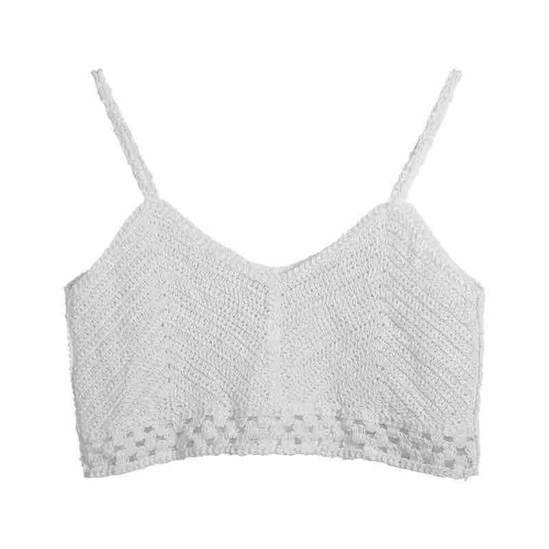 Women's Short Top Sweater Camisole