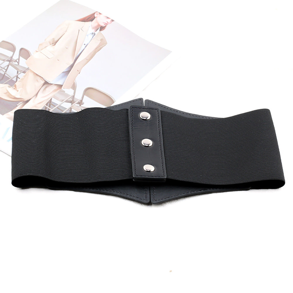 Simple Corset Personality Punk Widened Fashion Decoration Belt