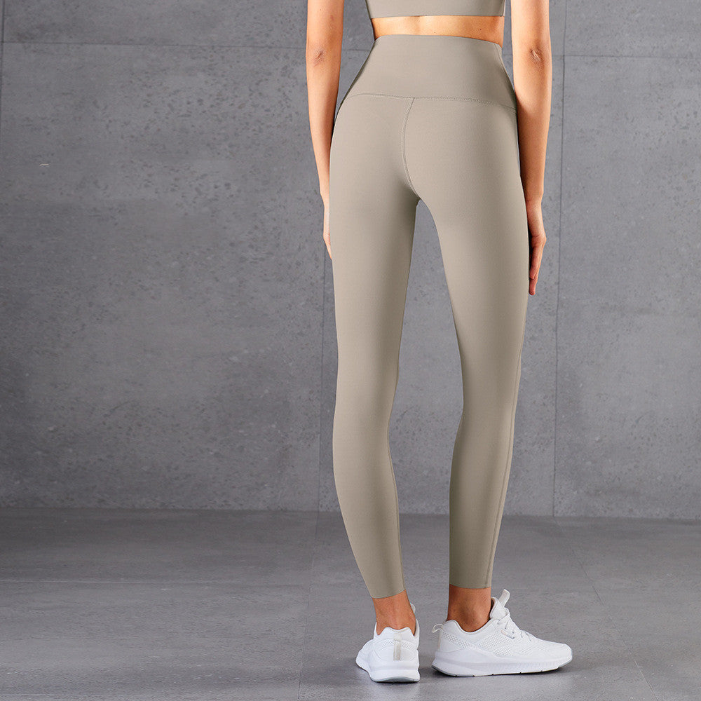 Peach High Waist Slim European And American Fitness Hip Lifting Leggings