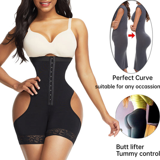 Women Shapewear High Waist Butt Lifter Tummy Control Underwear Corset