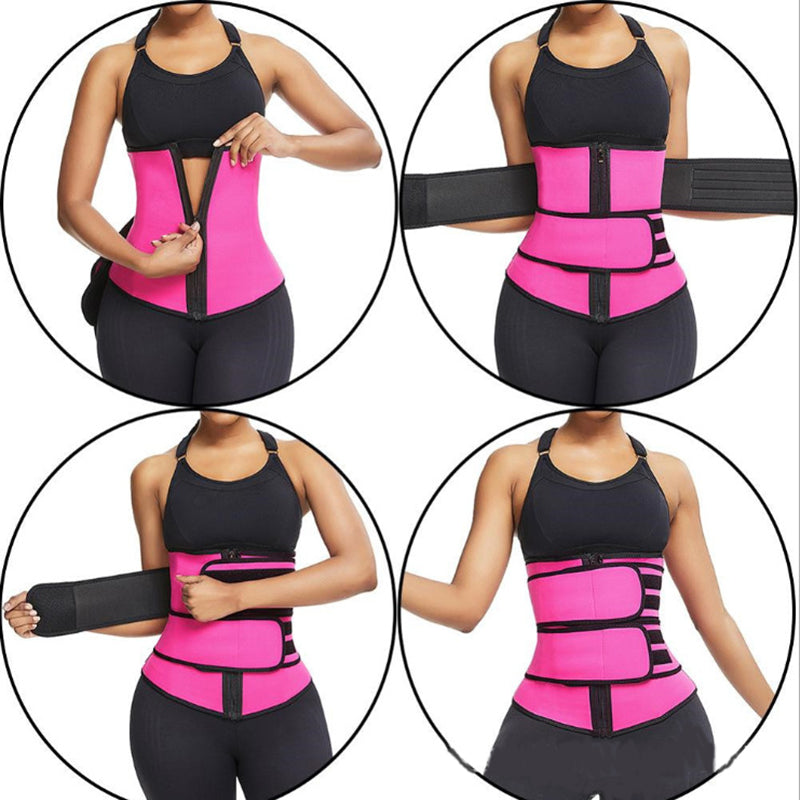 Tummy Sweat Shapewear Bodysuits Women Waist Trainer Slimming Corset