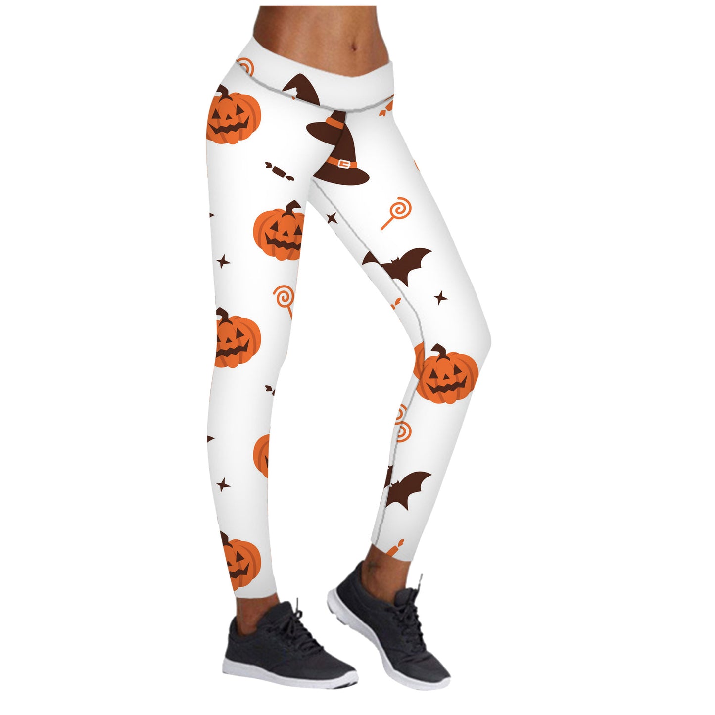 Printed Leggings Halloween Sports Yoga Pants High Stretch Pencil Pants