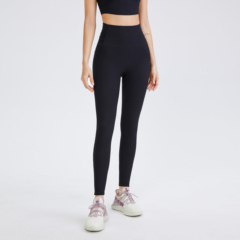 Cropped Pants Stretch Tight Sports Leggings