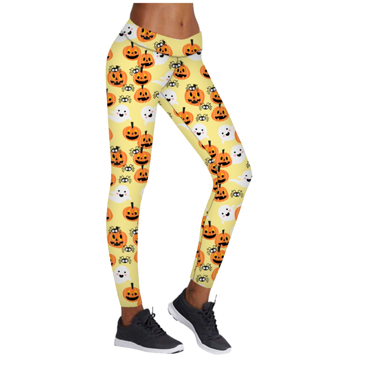 Printed Leggings Halloween Sports Yoga Pants High Stretch Pencil Pants