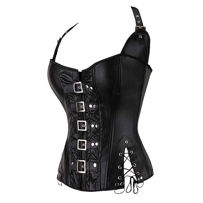 Women's leather corset