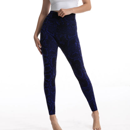 Slim Fit Slim And Sexy Snake Pattern Skinny Pants Women