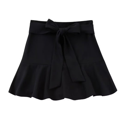 Women's Fashion Bowknot Short Skirt