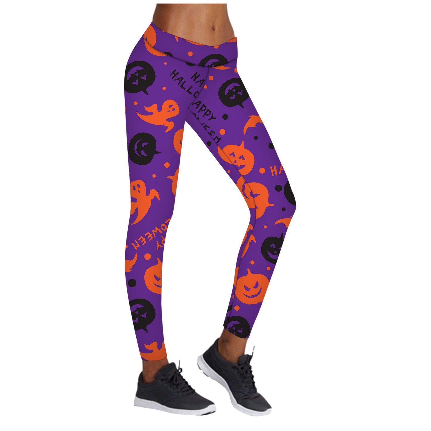 Printed Leggings Halloween Sports Yoga Pants High Stretch Pencil Pants