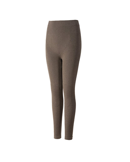 Warm Belly Kneepad High Waist Woollen Trousers