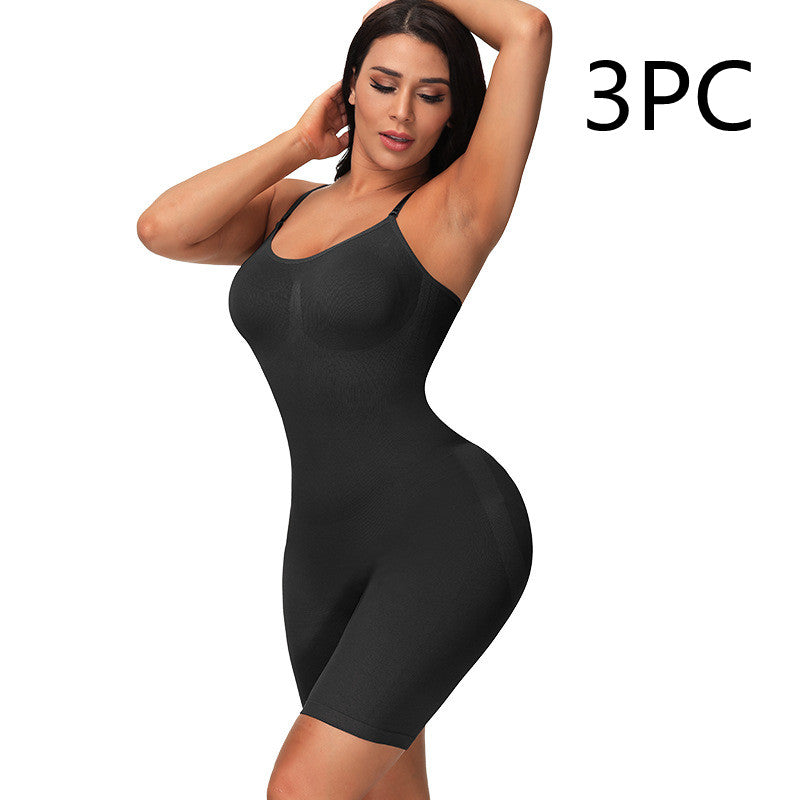 Women's Seamless Body Shaping Bodysuit Thin Elastic Body Shaping