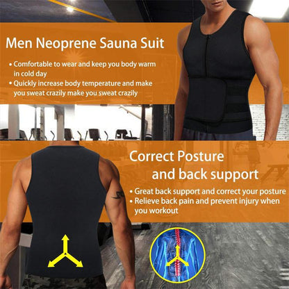 Amazon Men's Sports Body Shaper Neoprene Corset